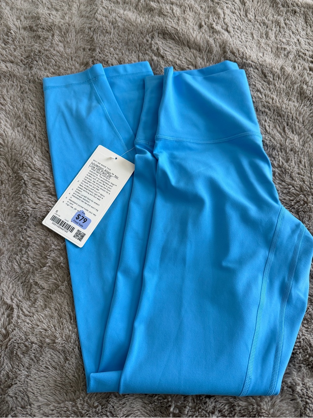 lululemon athletica Bright Blue High-Rise Leggings